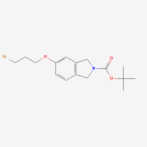 1007455-13-1 tert-butyl 5-(3-bromopropoxy)-1,3-dihydroisoindole-2-carboxylate chemical structure