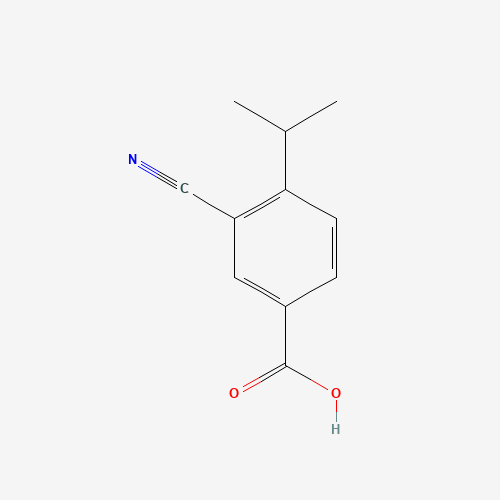 213598-08-4 3-cyano-4-propan-2-ylbenzoic acid chemical structure