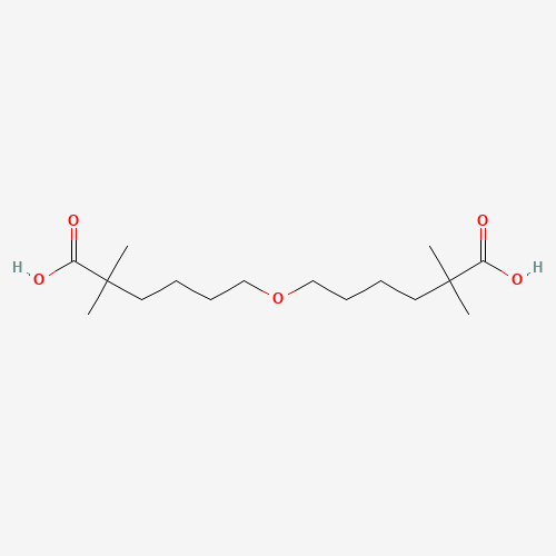 183293-82-5 6-(5-carboxy-5-methylhexoxy)-2,2-dimethylhexanoic acid chemical structure