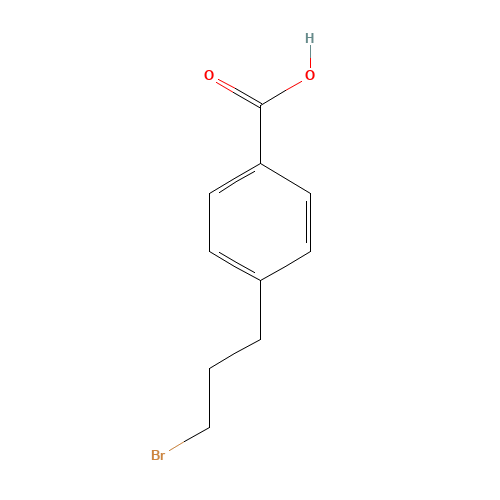 6309-79-1 4-(3-bromopropyl)benzoic acid chemical structure