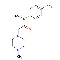 262368-30-9 N-(4-aminophenyl)-N-methyl-2-(4-methylpiperazin-1-yl)acetamide chemical structure