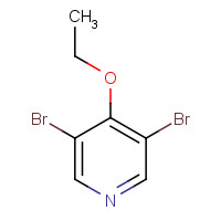 89677-66-7 3,5-dibromo-4-ethoxypyridine chemical structure