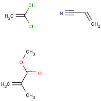 25214-39-5 1,1-dichloroethene;methyl 2-methylprop-2-enoate;prop-2-enenitrile chemical structure