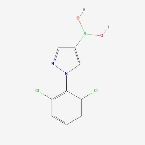 1217501-45-5 [1-(2,6-dichlorophenyl)pyrazol-4-yl]boronic acid chemical structure