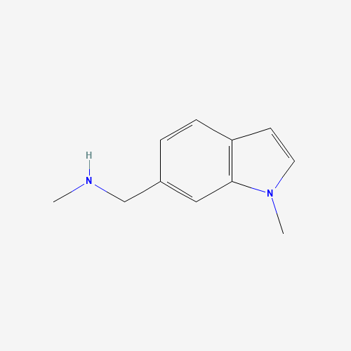 884507-20-4 N-methyl-1-(1-methylindol-6-yl)methanamine chemical structure