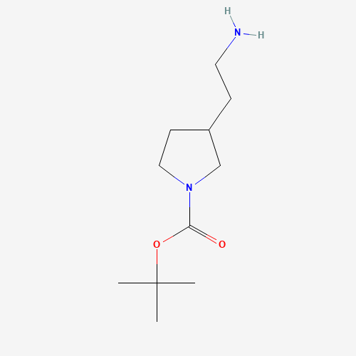 1048920-45-1 tert-butyl 3-(2-aminoethyl)pyrrolidine-1-carboxylate chemical structure