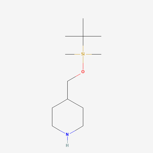 204580-41-6 tert-butyl-dimethyl-(piperidin-4-ylmethoxy)silane chemical structure