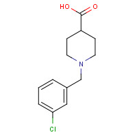 901920-70-5 1-[(3-chlorophenyl)methyl]piperidine-4-carboxylic acid chemical structure