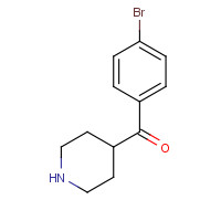 746550-66-3 (4-bromophenyl)-piperidin-4-ylmethanone chemical structure