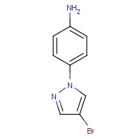 681441-17-8 4-(4-bromopyrazol-1-yl)aniline chemical structure