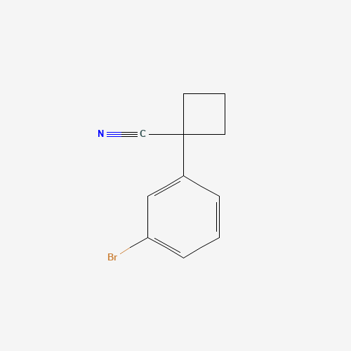 29786-38-7 1-(3-bromophenyl)cyclobutane-1-carbonitrile chemical structure
