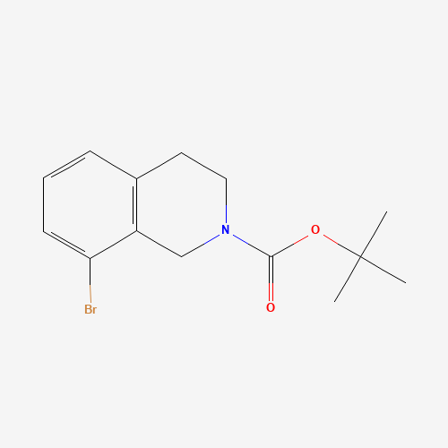 893566-75-1 tert-butyl 8-bromo-3,4-dihydro-1H-isoquinoline-2-carboxylate chemical structure