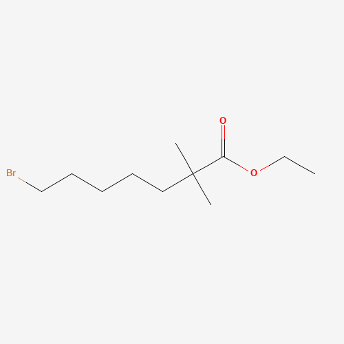 123469-92-1 ethyl 7-bromo-2,2-dimethylheptanoate chemical structure