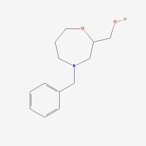 1031442-66-6 (4-benzyl-1,4-oxazepan-2-yl)methanol chemical structure