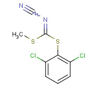 152382-18-8 [(2,6-dichlorophenyl)sulfanyl-methylsulfanylmethylidene]cyanamide chemical structure