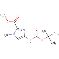 500701-36-0 methyl 1-methyl-4-[(2-methylpropan-2-yl)oxycarbonylamino]imidazole-2-carboxylate chemical structure