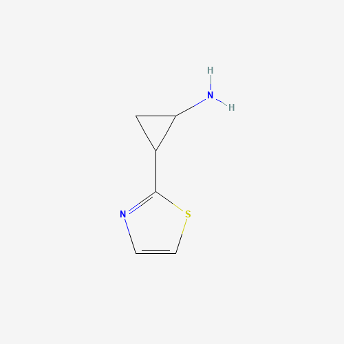 933733-41-6 2-(1,3-thiazol-2-yl)cyclopropan-1-amine chemical structure
