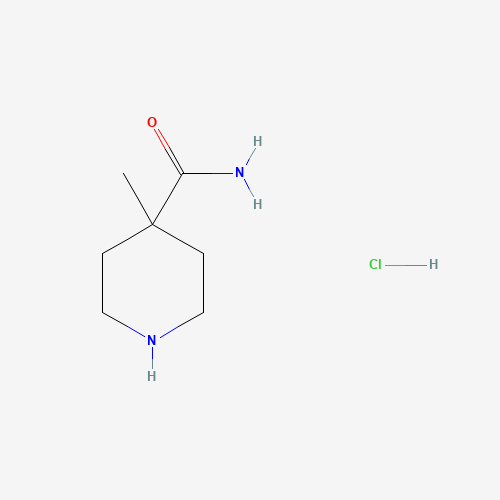 1257301-28-2 4-methylpiperidine-4-carboxamide;hydrochloride chemical structure