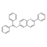 1257303-36-8 1,1-diphenyl-N-(2-phenylquinolin-6-yl)methanimine chemical structure