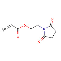 36431-63-7 2-(2,5-dioxopyrrolidin-1-yl)ethyl prop-2-enoate chemical structure