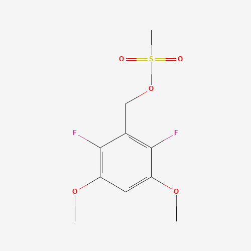 1453211-60-3 (2,6-difluoro-3,5-dimethoxyphenyl)methyl methanesulfonate chemical structure