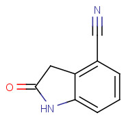 214759-51-0 2-oxo-1,3-dihydroindole-4-carbonitrile chemical structure