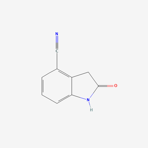 214759-51-0 2-oxo-1,3-dihydroindole-4-carbonitrile chemical structure
