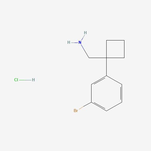 915402-09-4 [1-(3-bromophenyl)cyclobutyl]methanamine;hydrochloride chemical structure