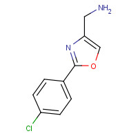 524070-34-6 [2-(4-chlorophenyl)-1,3-oxazol-4-yl]methanamine chemical structure