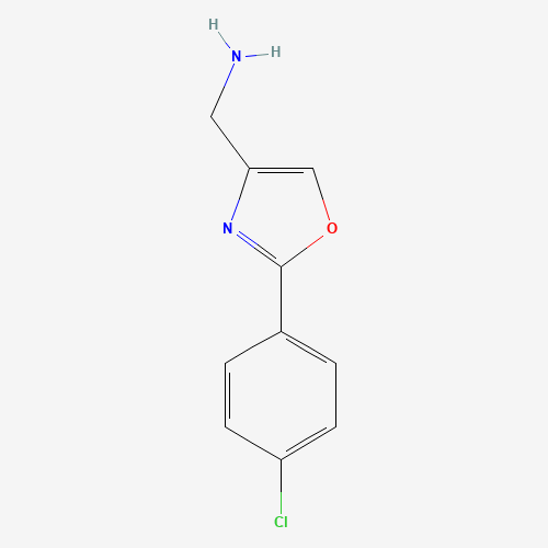 524070-34-6 [2-(4-chlorophenyl)-1,3-oxazol-4-yl]methanamine chemical structure