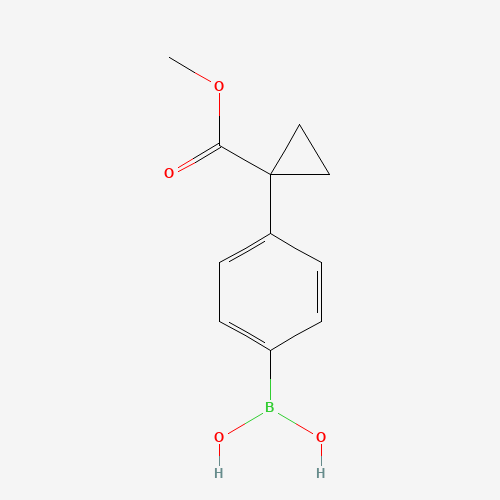 1217501-08-0 [4-(1-methoxycarbonylcyclopropyl)phenyl]boronic acid chemical structure