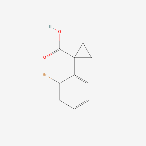 124276-87-5 1-(2-bromophenyl)cyclopropane-1-carboxylic acid chemical structure