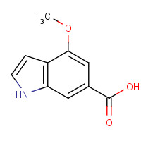 40990-53-2 4-methoxy-1H-indole-6-carboxylic acid chemical structure