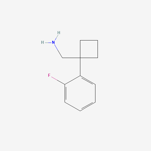 859164-47-9 [1-(2-fluorophenyl)cyclobutyl]methanamine chemical structure
