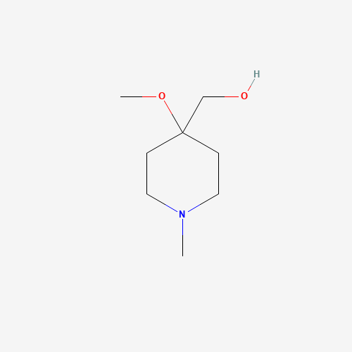 1082040-38-7 (4-methoxy-1-methylpiperidin-4-yl)methanol chemical structure