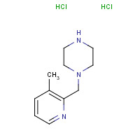 1185299-95-9 1-[(3-methylpyridin-2-yl)methyl]piperazine;dihydrochloride chemical structure