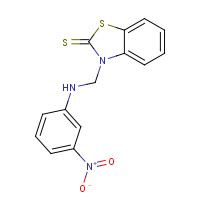 65537-00-0 3-[(3-nitroanilino)methyl]-1,3-benzothiazole-2-thione chemical structure