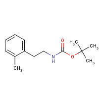147410-32-0 tert-butyl N-[2-(2-methylphenyl)ethyl]carbamate chemical structure