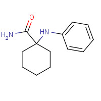 64269-12-1 1-anilinocyclohexane-1-carboxamide chemical structure