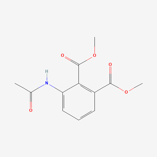 52659-18-4 dimethyl 3-acetamidobenzene-1,2-dicarboxylate chemical structure