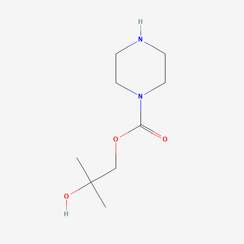 71649-29-1 (2-hydroxy-2-methylpropyl) piperazine-1-carboxylate chemical structure