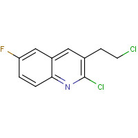 610261-48-8 2-chloro-3-(2-chloroethyl)-6-fluoroquinoline chemical structure