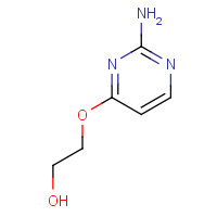 500339-09-3 2-(2-aminopyrimidin-4-yl)oxyethanol chemical structure