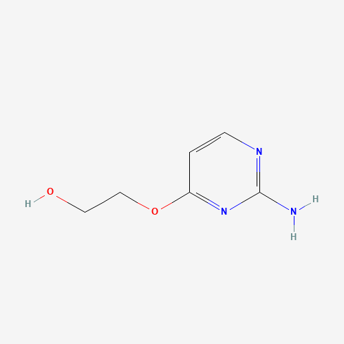 500339-09-3 2-(2-aminopyrimidin-4-yl)oxyethanol chemical structure