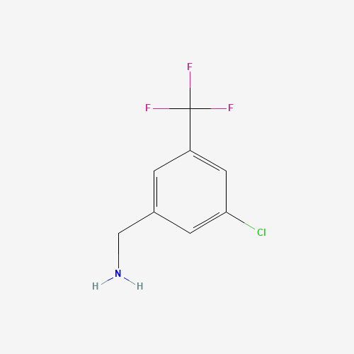 400771-41-7 [3-chloro-5-(trifluoromethyl)phenyl]methanamine chemical structure