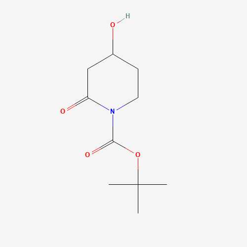 500229-80-1 tert-butyl 4-hydroxy-2-oxopiperidine-1-carboxylate chemical structure