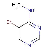 56181-38-5 5-bromo-N-methylpyrimidin-4-amine chemical structure