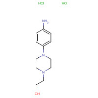 1052550-29-4 2-[4-(4-aminophenyl)piperazin-1-yl]ethanol;dihydrochloride chemical structure