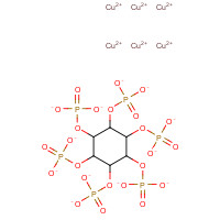 63903-50-4 hexacopper;(2,3,4,5,6-pentaphosphonatooxycyclohexyl) phosphate chemical structure