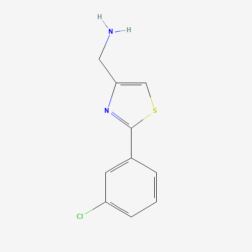 775579-08-3 [2-(3-chlorophenyl)-1,3-thiazol-4-yl]methanamine chemical structure